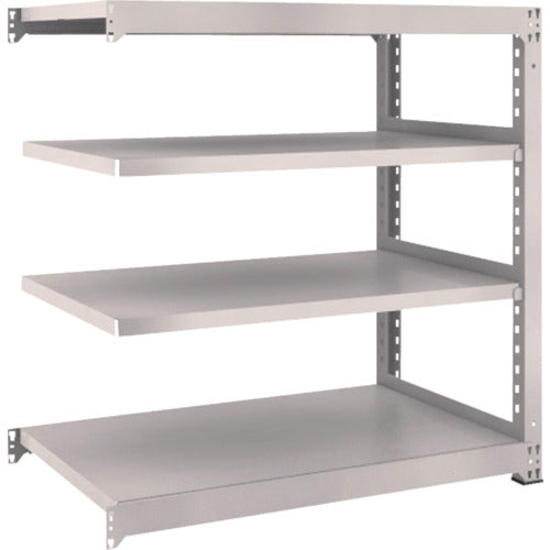 TRUSCO Steel Rack M3 Medium Duty Shelf 1200 x 721 x H1200 4 Tiers Connected Neo Gray M3-4474B 1 S