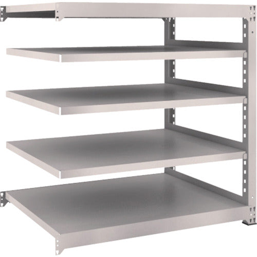 TRUSCO Steel Rack M3 Medium Duty Shelf 1200 x 921 x H1200 5 Tiers Connected Neo Gray M3-4495B 1 S