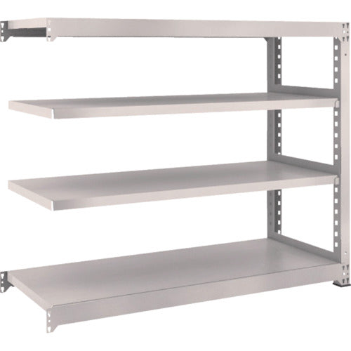 TRUSCO Steel Rack M3 Medium Duty Shelf 1500 x 571 x H1200 4 Tiers Connected Neo Gray M3-4564B 1 S