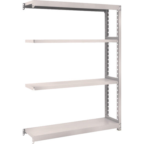 ＴＲＵＳＣＯ　スチールラック　Ｍ２型軽中量棚　１１６０×３００×Ｈ１５００　４段　連結　ネオグレー　M2-5434B　1 Ｓ