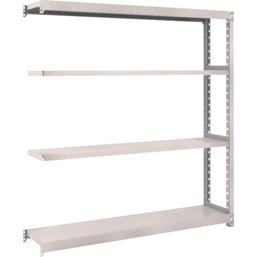 ＴＲＵＳＣＯ　スチールラック　Ｍ２型軽中量棚　１４６０×３００×Ｈ１５００　４段　連結　ネオグレー　M2-5534B　1 Ｓ