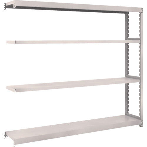 ＴＲＵＳＣＯ　スチールラック　Ｍ２型軽中量棚　１７６０×３００×Ｈ１５００　４段　連結　ネオグレー　M2-5634B　1 Ｓ