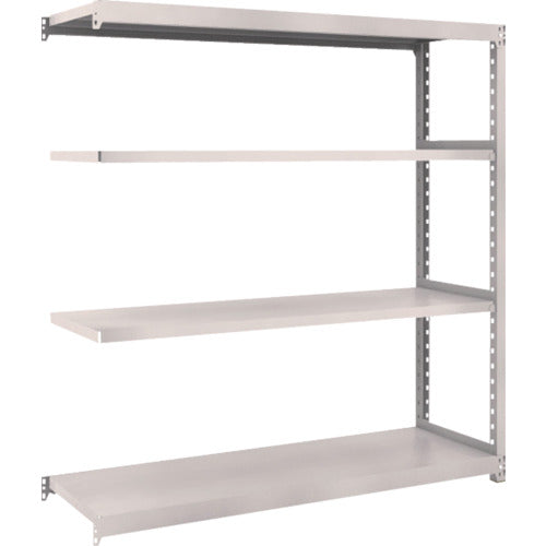 TRUSCCO 스틸 랙 M2형 경중량 선반 1460×450×H1500 4단 연결 네오 그레이 M2-5544B 1 S