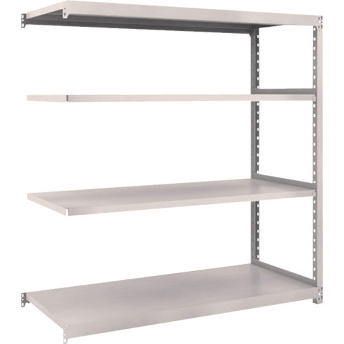 TRUSCCO 스틸 랙 M2형 경중량 선반 1460×600×H1500 4단 연결 네오 그레이 M2-5564B 1 S