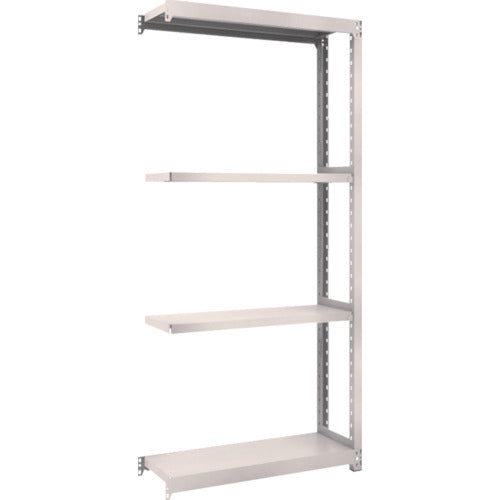 TRUSCO Steel Rack M2 Type Light-Medium Duty Shelf 860 x 300 x H1800 4 Tiers Connected Neo Gray M2-6334B 1 S