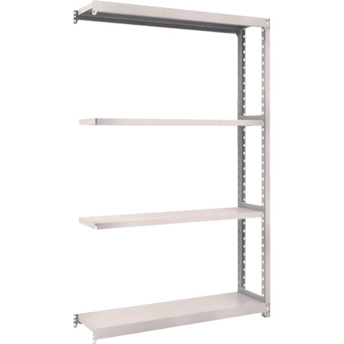 ＴＲＵＳＣＯ　スチールラック　Ｍ２型軽中量棚　１１６０×３００×Ｈ１８００　４段　連結　ネオグレー　M2-6434B　1 Ｓ