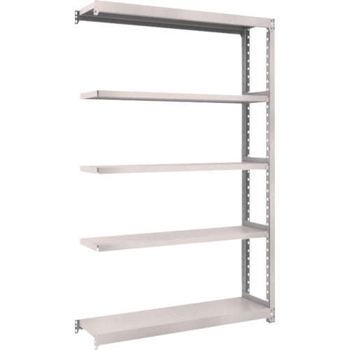 TRUSCCO 스틸 랙 M2형 경중량 선반 1160×300×H1800 5단 연결 네오 그레이 M2-6435B 1 S