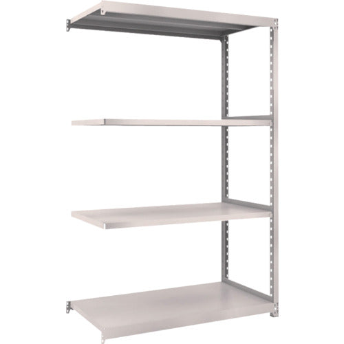 TRUSCCO 스틸 랙 M2형 경중량 선반 1160×600×H1800 4단 연결 네오 그레이 M2-6464B 1 S