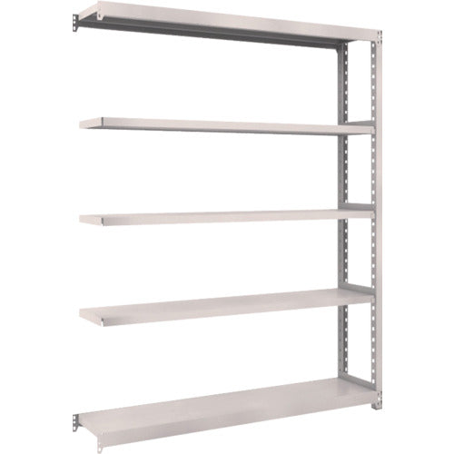 TRUSCCO 스틸 랙 M2형 경중량 선반 1460×300×H1800 5단 연결 네오 그레이 M2-6535B 1 S