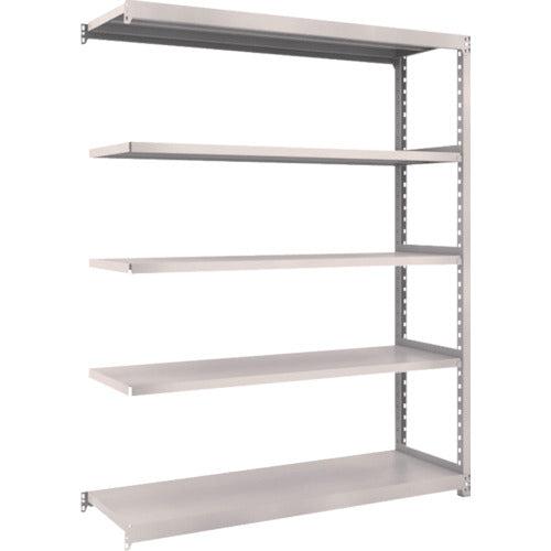 TRUSCCO 스틸 랙 M2형 경중량 선반 1460×450×H1800 5단 연결 네오 그레이 M2-6545B 1 S