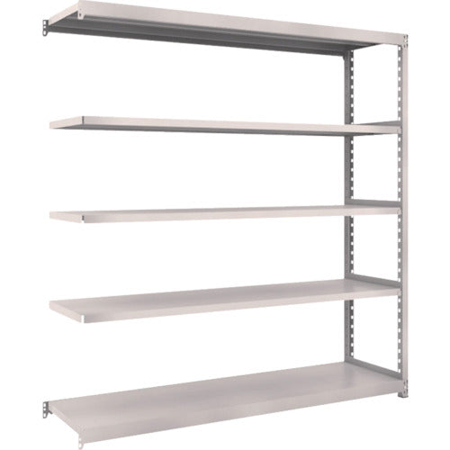 TRUSCO Steel Rack M2 Type Light-Medium Duty Shelf 1760 x 450 x H1800 5 Tiers Connected Neo Gray M2-6645B 1 S