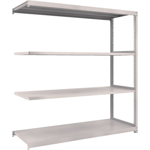 TRUSCO Steel Rack M2 Type Light-Medium Duty Shelf 1760 x 600 x H1800 4 Tiers Connected Neo Gray M2-6664B 1 S