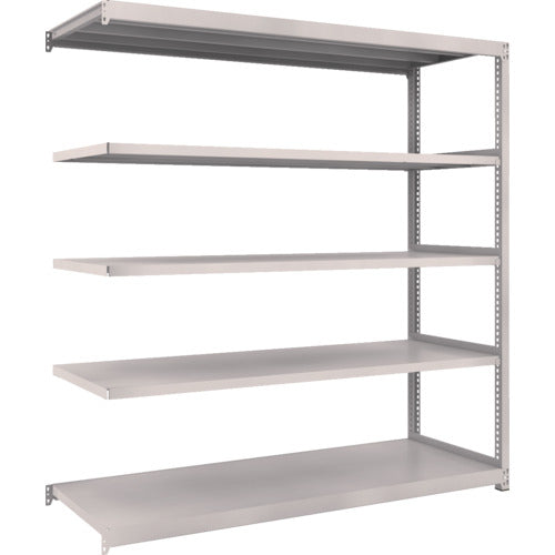 TRUSCO Steel Rack M2 Type Light-Medium Duty Shelf 1760 x 600 x H1800 5 Tiers Connected Neo Gray M2-6665B 1 S