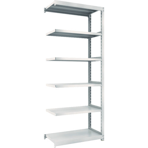 TRUSCO Steel Rack M2 Type Light-Medium Duty Shelf 860 x 450 x H2100 6 Tiers Connected Neo Gray M2-7346B 1 S