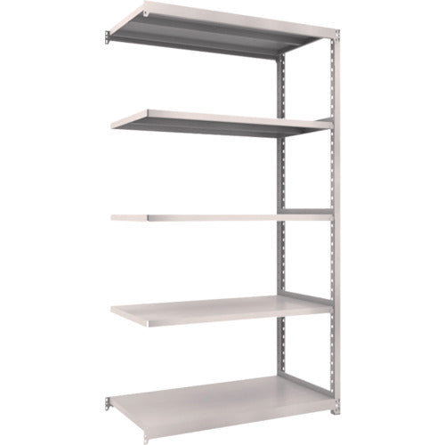 TRUSCO Steel Rack M2 Type Light-Medium Duty Shelf 1160 x 600 x H2100 5 Tiers Connected Neo Gray M2-7465B 1 S