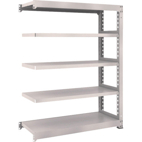 TRUSCO Steel Rack M3 Medium Duty Shelf 1200 x 471 x H1500 5 Tiers Connected Neo Gray M3-5455B 1 S
