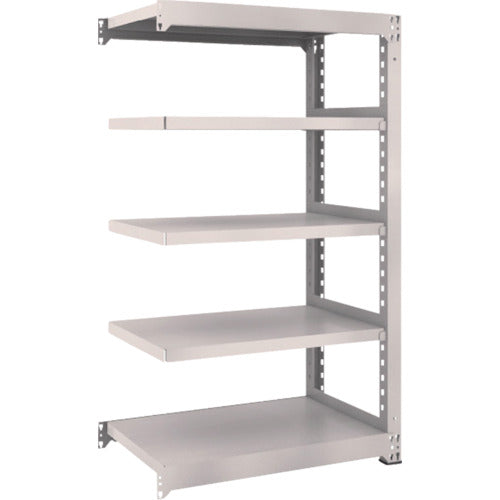 TRUSCO Steel Rack M3 Medium Duty Shelf 900 x 571 x H1500 5 Tiers Connected Neo Gray M3-5365B 1 S