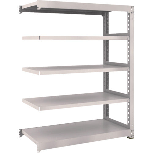 TRUSCO Steel Rack M3 Medium Duty Shelf 1200 x 571 x H1500 5 Tiers Connected Neo Gray M3-5465B 1 S