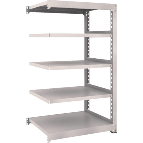 TRUSCO Steel Rack M3 Medium Duty Shelf 900 x 721 x H1500 5 Tiers Connected Neo Gray M3-5375B 1 S