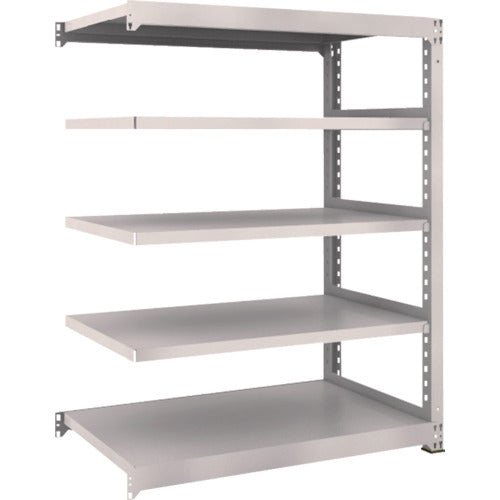 TRUSCO Steel Rack M3 Medium Duty Shelf 1200 x 721 x H1500 5 Tiers Connected Neo Gray M3-5475B 1 S