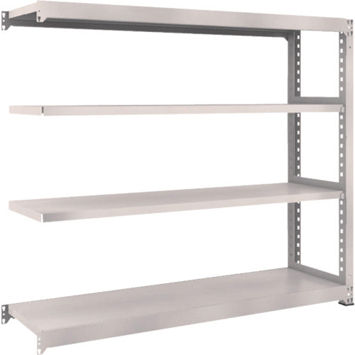 TRUSCO Steel Rack M3 Medium Duty Shelf 1800 x 471 x H1500 4 Tiers Connected Neo Gray M3-5654B 1 S