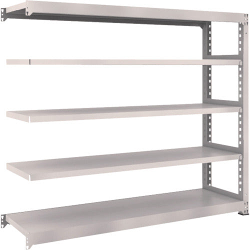 TRUSCO Steel Rack M3 Medium Duty Shelf 1800 x 471 x H1500 5 Tiers Connected Neo Gray M3-5655B 1 S