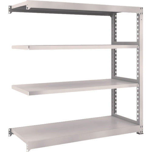 TRUSCO Steel Rack M3 Medium Duty Shelf 1500 x 571 x H1500 4 Tiers Connected Neo Gray M3-5564B 1 S