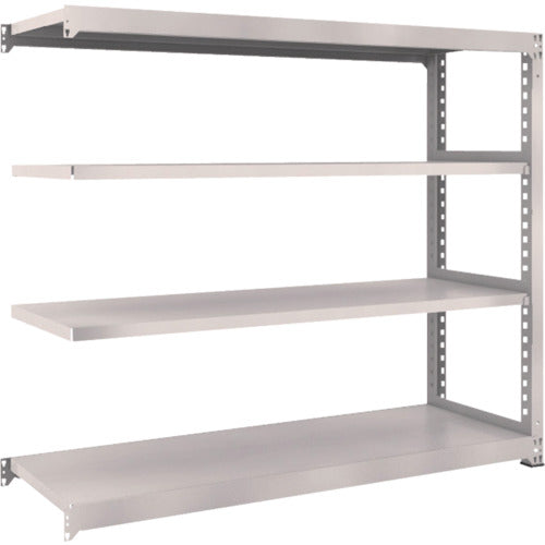 TRUSCO Steel Rack M3 Medium Duty Shelf 1800 x 571 x H1500 4 Tiers Connected Neo Gray M3-5664B 1 S