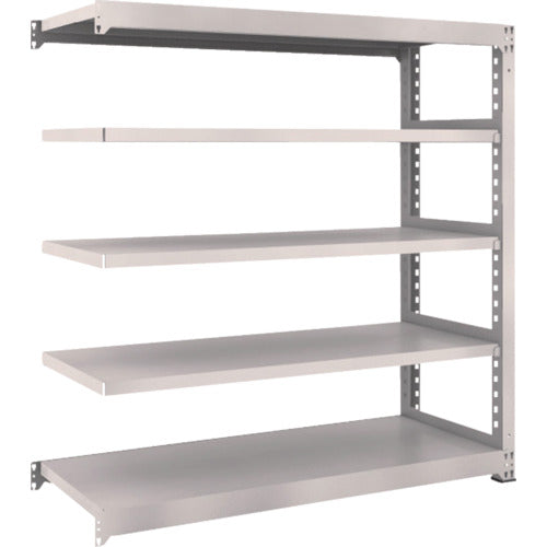 TRUSCO Steel Rack M3 Medium Duty Shelf 1500 x 571 x H1500 5 Tiers Connected Neo Gray M3-5565B 1 S