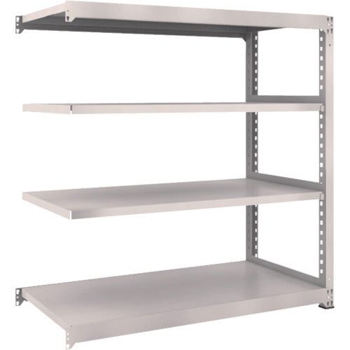 TRUSCCO 스틸 랙 M3형 중량 선반 1500×721×H1500 4단 연결 네오 그레이 M3-5574B 1 S