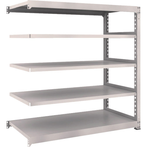 TRUSCCO 스틸 랙 M3형 중량 선반 1500×721×H1500 5단 연결 네오 그레이 M3-5575B 1 S