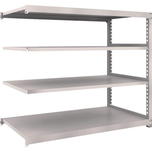 ＴＲＵＳＣＯ　スチールラック　Ｍ３型中量棚　１８００×９２１×Ｈ１５００　４段　連結　ネオグレー　M3-5694B　1 Ｓ