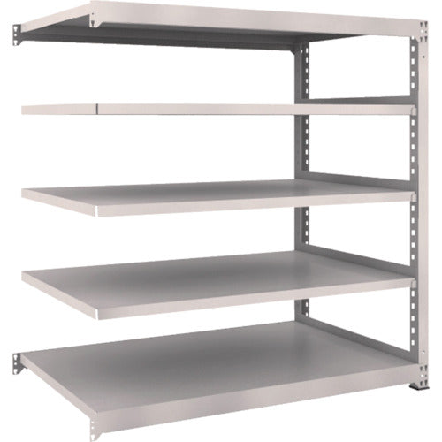 TRUSCCO 스틸 랙 M3형 중량 선반 1500×921×H1500 5단 연결 네오 그레이 M3-5595B 1 S