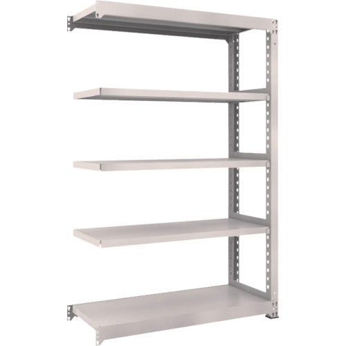 TRUSCCO 스틸 랙 M3형 중량 선반 1200×471×H1800 5단 연결 네오 그레이 M3-6455B 1 S