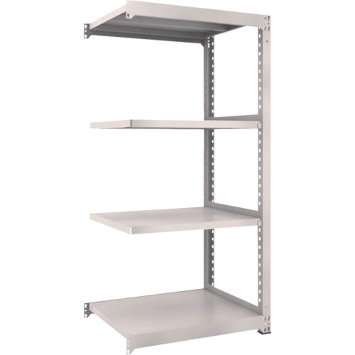 TRUSCO Steel Rack M3 Medium Duty Shelf 900 x 721 x H1800 4 Tiers Connected Neo Gray M3-6374B 1 S