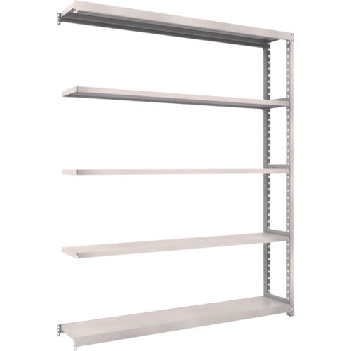 TRUSCO Steel Rack M2 Type Light-Medium Duty Shelf 1760 x 300 x H2100 5 Tiers Connected Neo Gray M2-7635B 1 S