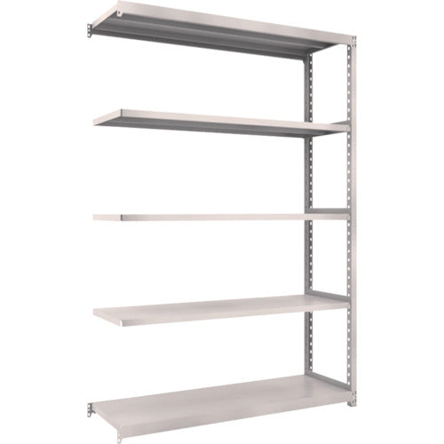 TRUSCO Steel Rack M2 Type Light-Medium Duty Shelf 1460 x 450 x H2100 5 Tiers Connected Neo Gray M2-7545B 1 S