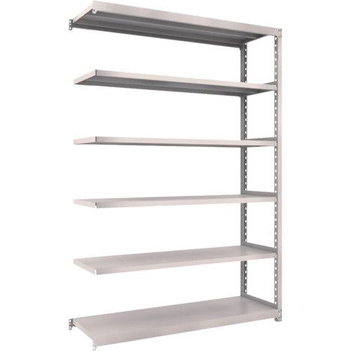 TRUSCO Steel Rack M2 Type Light-Medium Duty Shelf 1460 x 450 x H2100 6 Tiers Connected Neo Gray M2-7546B 1 S