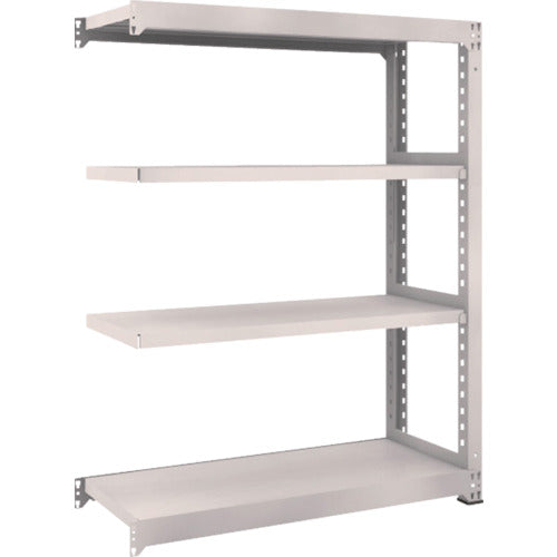 TRUSCO Steel Rack M5 Medium Duty Shelf 1200 x 471 x H1500 4 Tiers Connected Neo Gray M5-5454B 1 Unit