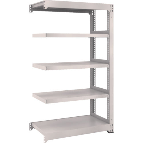 TRUSCO Steel Rack M5 Medium Duty Shelf 900 x 471 x H1500 5 Tiers Connected Neo Gray M5-5355B 1 Unit