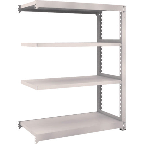 TRUSCO Steel Rack M5 Medium Duty Shelf 1200 x 571 x H1500 4 Tiers Connected Neo Gray M5-5464B 1 Unit