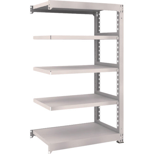 TRUSCO Steel Rack M5 Medium Duty Shelf 900 x 571 x H1500 5 Tiers Connected Neo Gray M5-5365B 1 Unit