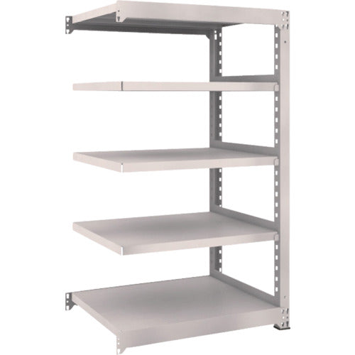 TRUSCO Steel Rack M5 Medium Duty Shelf 900 x 721 x H1500 5 Tiers Connected Neo Gray M5-5375B 1 Unit