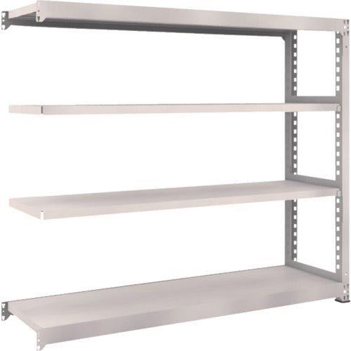TRUSCO Steel Rack M5 Medium Duty Shelf 1800 x 471 x H1500 4 Tiers Connected Neo Gray M5-5654B 1 Unit