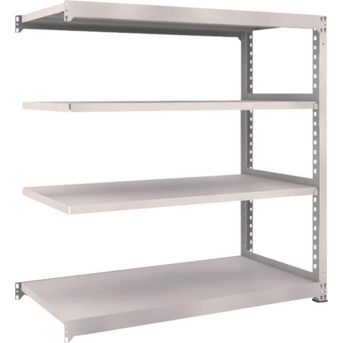 TRUSCO Steel Rack M5 Medium Duty Shelf 1500 x 721 x H1500 4 Tiers Connected Neo Gray M5-5574B 1 Unit