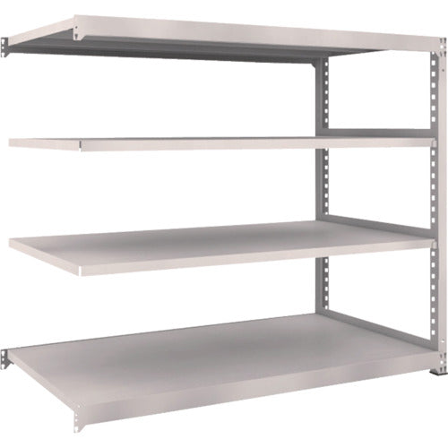 TRUSCO Steel Rack M5 Medium Duty Shelf 1800 x 921 x H1500 4 Tiers Connected Neo Gray M5-5694B 1 Unit