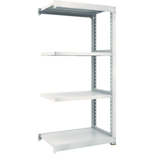 TRUSCO Steel Rack M5 Medium Duty Shelf 900 x 471 x H1800 4 Tiers Connected Neo Gray M5-6354B 1 Unit