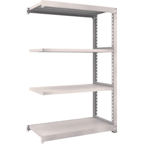 ＴＲＵＳＣＯ　スチールラック　Ｍ５型中量棚　１２００×５７１×Ｈ１８００　４段　連結　ネオグレー　M5-6464B　1 台