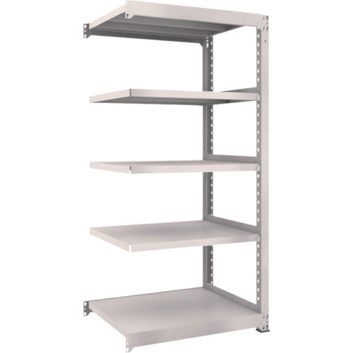 TRUSCCO 스틸 랙 M5형 중량 선반 900×721×H1800 5단 연결 네오 그레이 M5-6375B 1대