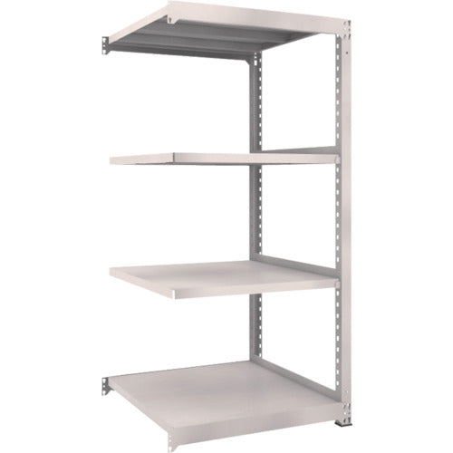 TRUSCO Steel Rack M5 Medium Duty Shelf 900 x 921 x H1800 4 Tiers Connected Neo Gray M5-6394B 1 Unit